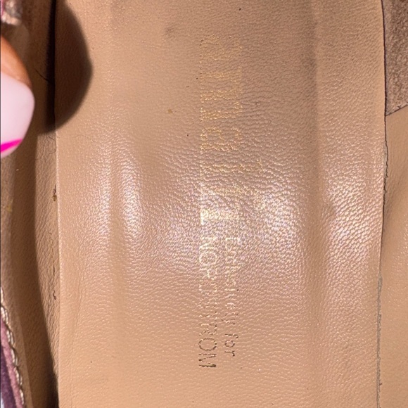 Amalfi Purple Suede flat with bows. Women’s 9 - Picture 2 of 7